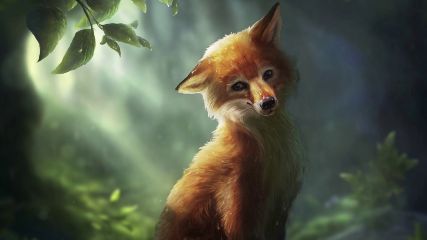 Cute Fox Animated Wallpaper 