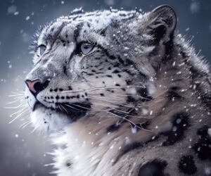 winter snow leopard live wallpaper