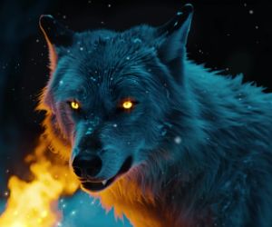 Winter Wolf live wallpaper