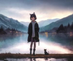 Anime Catgirl live wallpaper