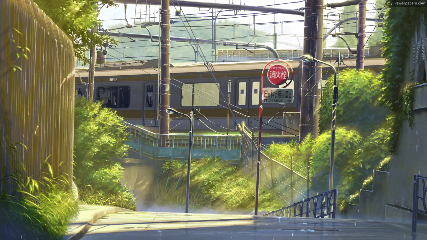 Anime Train Animated Wallpaper 