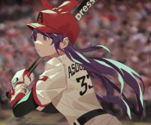 Baseball Girl live wallpaper