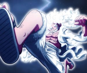 Download Luffy Entering Gear 5 Wallpaper