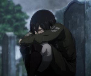 Mikasa Mourning live wallpaper