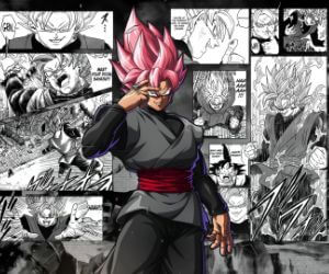 Rose Goku Black live wallpaper