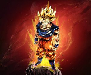 Dragon Ball Z: Super Saiyan Goku Live Wallpaper - free download