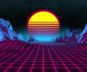 Neon Sunset Live Wallpaper - MyLiveWallpapers.com