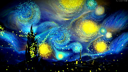 Starry Night Animated Wallpaper 