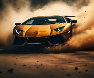 Lamborghini Sandstorm live wallpaper