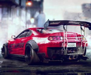 Toyota Supra Drifting Live Wallpaper - MoeWalls