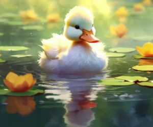 cute duckling live wallpaper