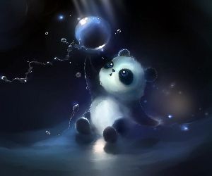 Cute Panda Animated Wallpaper 