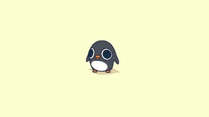 Cute Penguin Waddle Animated Wallpaper 