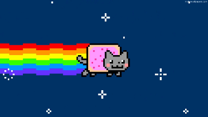 nyan cat moving wallpaper