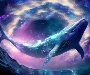 cosmic whale live wallpaper