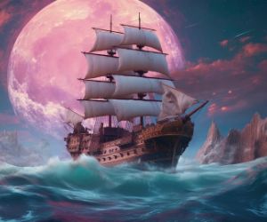 Fantasy ship live wallpaper