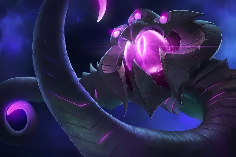 VelKoz the Eye of the Void Depth Parallax Wallpaper