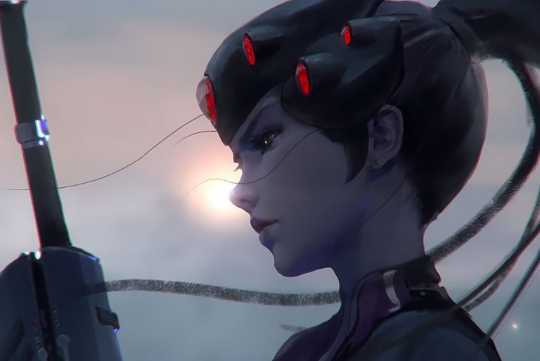 Widowmaker Overwatch Depth Parallax Wallpaper