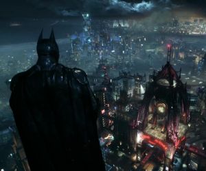 Live wallpaper Wayne Tower in the Batman game / interface personalization