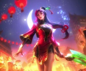 Winterblessed Diana League Of Legends Live Wallpaper - MoeWalls