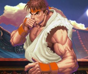 Ryu from Super Street Fighter live wallpaper