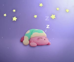 sleeping Kirby live wallpaper