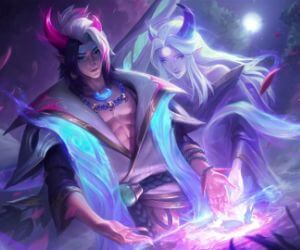 Spirit Blossom Aphelios from League of Legends live wallpaper