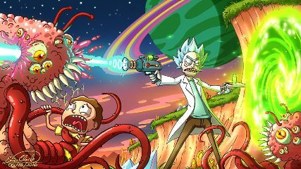 rick morty live wallpaper