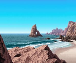 8-Bit Beach Live Wallpapers - Mylivewallpapers.Com