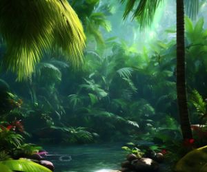 Tropical forest live wallpaper
