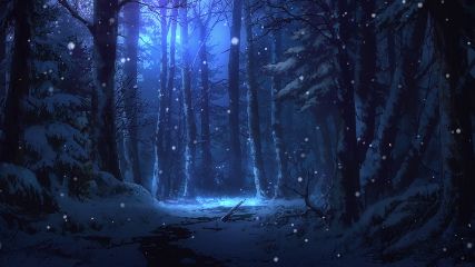 Winter Forest Animated Wallpaper 