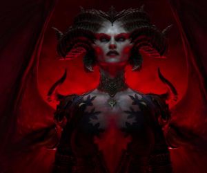 scary Lilith from Diablo live wallpaper