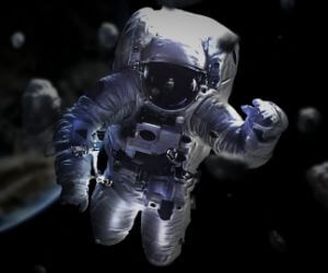 Astronaut in Space live wallpaper