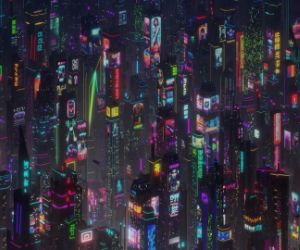 cyber city live wallpaper