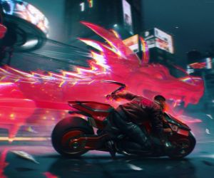 Dragons Cyberpunk 2077 Live Wallpaper - MyLiveWallpapers.com