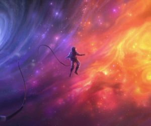 Spaceman Galaxy Live Wallpaper 