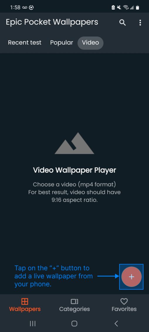 how to add live wallpaper on android